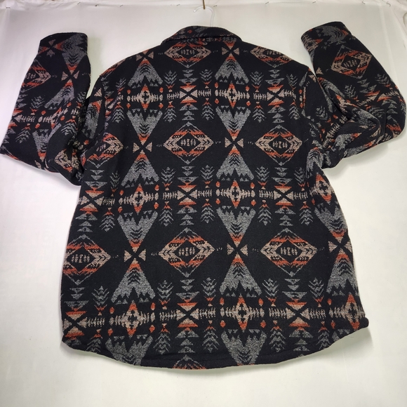 NWT Jachs New York Wool Blend Sherpa Lined Patterned Button Down – Size XL - Picture 2 of 7